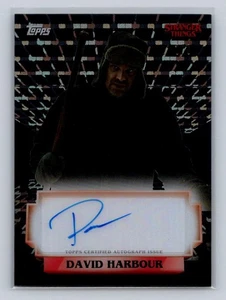 2025 High-Tek Stranger Things #A-DH David Harbour/Jim Hopper Void Black Auto 1/1 - Picture 1 of 2