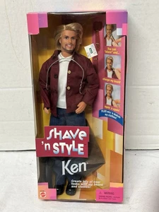 Vintage 1999 Shave N' Style Ken Doll #23788 NIB Barbie Neu - Bild 1 von 8