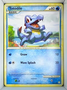 Totodile 86/123 HeartGold & SoulSilver Undaunted English - Picture 1 of 1