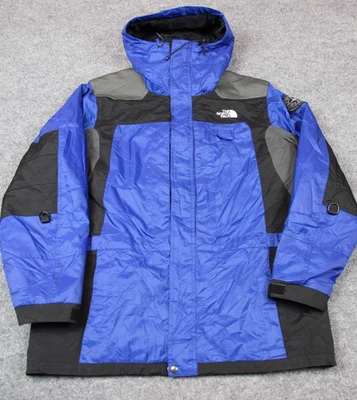 Chaqueta de búsqueda y rescate The North Face para hombre grande azul negro esquí Steep Tech Foto 1 de 4