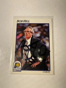 Indiana Pacers BOB HILL Signed Card - Picture 1 of 1
