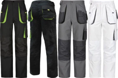 TRIUSO Restposten Power Herren Arbeitshose Bundhose schwarz weiß grau Berufskleidung