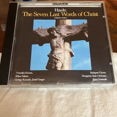 HAYDN: THE SEVEN LAST WORDS JÁNOS FERENCSIK  CD 1980 Hungaroton Tested Foto 1 de 4