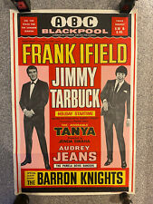 1967 ABC Blackpool theatre poster - Jimmy Tarbuck/Frank Ifield/Barron Knights