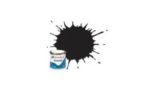 Humbrol 14ml Black Matt Enamel Paint 33 - Picture 1 of 1
