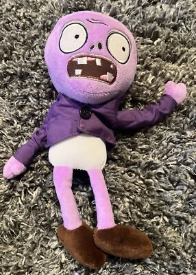 Plants vs. Zombies Plush Hypnotized Zombie 10” 2011 Window Cling (Missing Pants) - Image 1 of 3