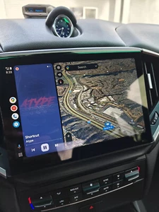 10.4" HD Car Radio GPS Navigation Android 3+32GB For Maserati Ghibli 2013-2022 - Picture 1 of 23