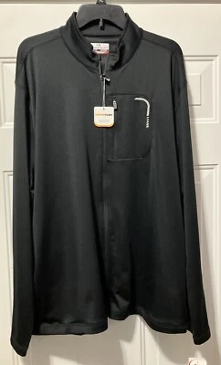 Chaqueta de hombre Grand Slam Temperflow cremallera completa Sunflow 360 Motion Flow negra nueva con etiquetas XL Foto 1 de 4