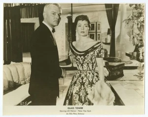 LILLI PALMER, PETER VAN EYCK original movie photo 1959 THE GLASS TOWER - Picture 1 of 1