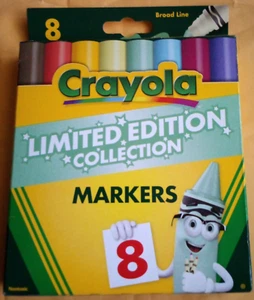 Crayola Limited Edition Retired Marker Colors - Eight Colors - Broad Line - Picture 1 of 1