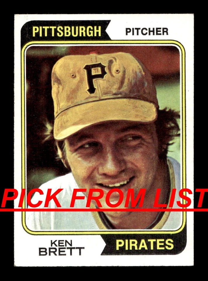 1974 Topps 8-355 EX/EX-MT Pick From List All PICTURED gg1 - Image 1 of 1