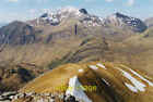 Photo 12x8 The north ridge of An Gearanach An Garbhanach Looking down the  c2000