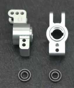 STRC Silver 1 Degree Rear Hub Carriers Axial EXO Terra Buggy STA80104-1S - Picture 1 of 1
