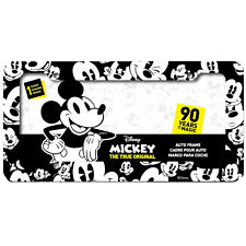 Chroma Mickey Mouse Head License Plate Frames, Plastic Car License Plate