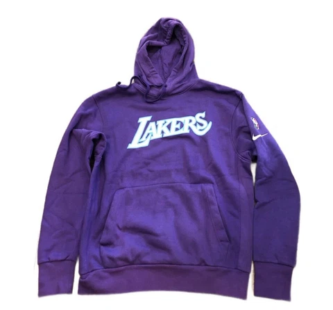 NWT New Los Angeles Lakers Nike Moments City Edition Medium Hoodie Sweatshirt Cover