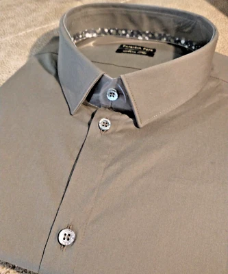 NUEVO CON ETIQUETAS Patrizia Pepe of Italy Hombre Talla 56 (2XL en EE. UU.) Manga Larga Botón Abajo Shir Foto 1 de 4