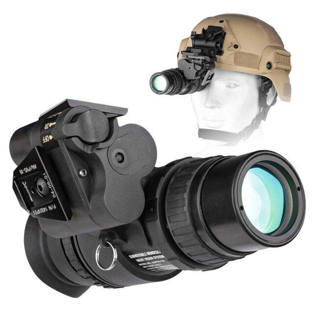 Gafas de visión nocturna militares para visión nocturna PVS-14, dispositivo  monocular de visión nocturna IR montado en la cabeza, telescopio para