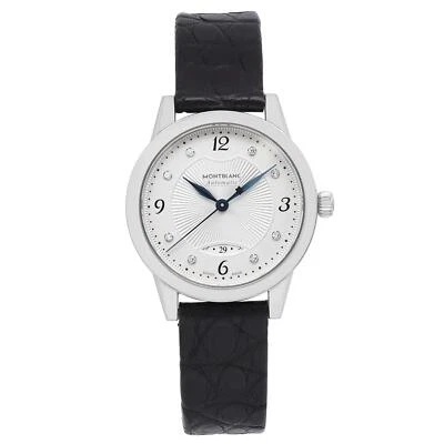 Reloj automático para dama Montblanc Boheme 30 mm acero plata esfera diamante 111055 Foto 1 de 4