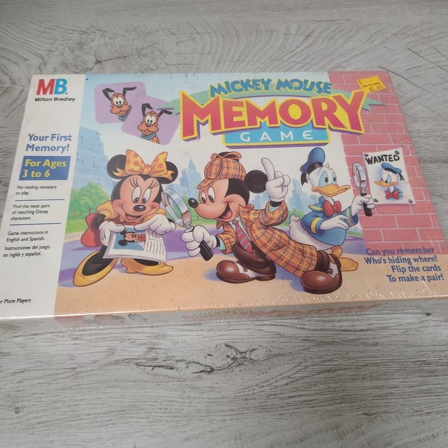 Mickey Mouse Clubhouse Memory Game (Brand New, Sealed) 2007 Milton Bradley