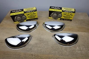 Viseras protectoras de faros automotrices universales dobles Eye Eze Junior de colección NOS - Imagen 1 de 16