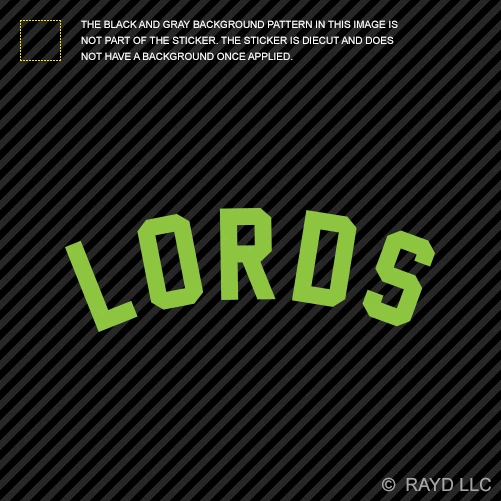 Calcomanía troquelada Lords postura deriva diaria Foto 1 de 1