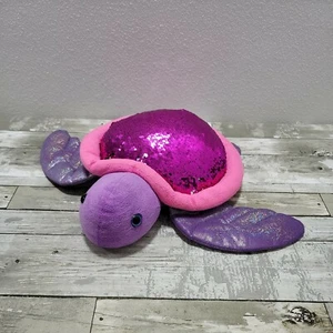 Peluche tartaruga marina paillettes pianeta avventura - Foto 1 di 12