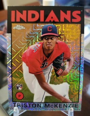 Triston mckenzie rookie Silver Pack Topps 2021 - Image 1 of 2