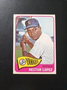 1965 Topps #532 Hector Lopez Hi # Centered No Creases No Wrinkles Free Shipping - Picture 1 of 2