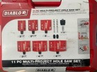 FREUD Diablo DHS11SLD 2-1/8" - 4-3/4" Bi-Metal Multi-Project Hole Saw Set 11pc