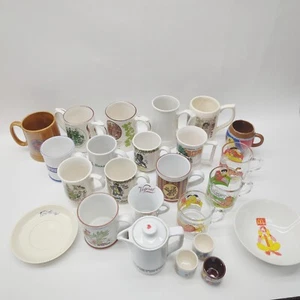 20+ pcs Vintage 80s Company Brand Logo Mugs mcdonalds rupert 80s egg cup - Picture 1 of 11