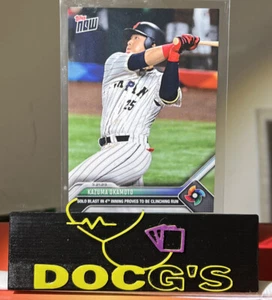 2023 Topps NOW WORLD BB CLASSIC FINALS WBC-70 KAZUMA OKAMOTO HR JAPAN - Picture 1 of 2