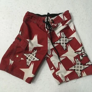 O'Neill Boys size 4 Board Shorts Gray With Pocket stars - Picture 1 of 8