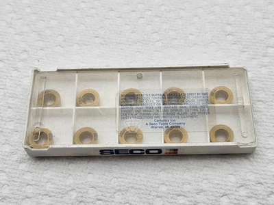 Seco RCMT09T300-F1(O) TP200 Carbide Inserts RCMT 32.5-F1(O) F1 F1(0) - Qty 10 - Image 1 of 4