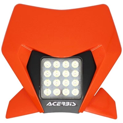 Acerbis LED VSL Headlight 16 KTM Orange For KTM 250 XC-W (Fuel Injected) 2024 - Image 1 of 2