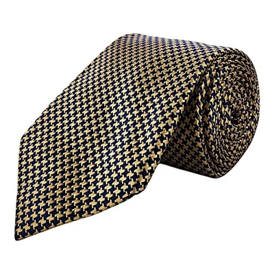 Charles Tyrwhitt 100% Silk Geometric Semi-Plain Pattern Tie Multicolor - Image 1 of 4