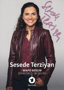 Sesede TERZIYAN - dt. Schauspielerin, ARD, WAPO Berlin, Original-Autogramm! - Picture 1 of 1