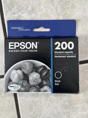 Cartucho de tinta negro estándar Epson 200 original fabricante de equipos originales EXP 07/26 nuevo Foto 1 de 3