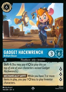 Gadget Hackwrench - Brilliant Bosun (140) Azurite Sea Disney Lorcana - Picture 1 of 1