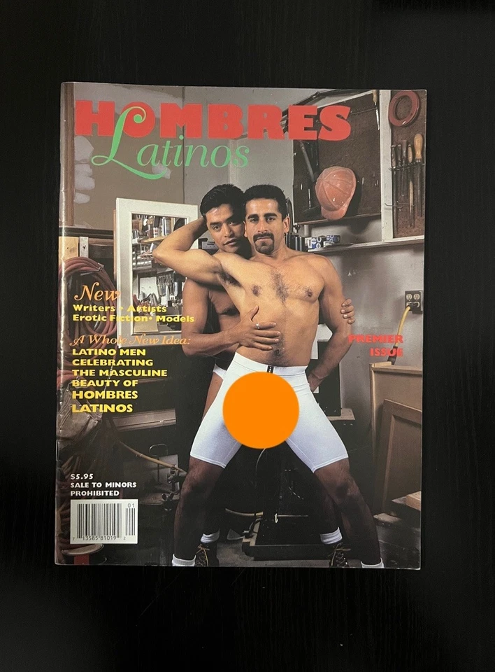 Hombres Latinos SPECIAL Premier Issue #1, Gay Magazine Black & Brown Male Models Foto 1 de 1