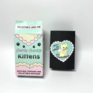 Snarky Coquette Gatitos Caja Ciega Esmalte Pin Por favor deja de hablar Sobreestimulado - Imagen 1 de 9
