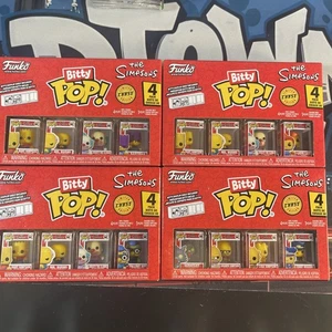 Funko Bitty Pop! The Simpsons Complete 16-Pack Set W Chase Limited Edition Figs - Picture 1 of 5