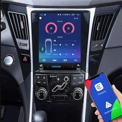 FOR HYUNDAI SONATA 2011-2015 APPLE CARPLAY CAR STEREO RADIO ANDROID 13 GPS NAVI - Image 1 of 4
