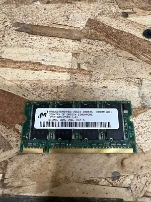 Micron PC2100S-2533-1-A1 MT8VDDT3264HDG-265C1 512 MB ddr 266 - Image 1 of 2