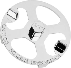 42239 Shower Drain Wrench for No-Caulk Shower Drains, Drain Pipe Kit Replacement - Picture 1 of 6