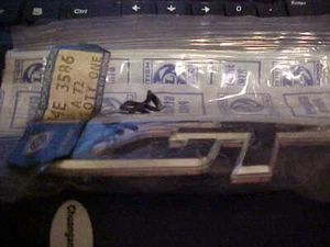  VINTAGE 1973 Austin Marina "GT" Fender OEM Emblem RARE BLACK 73 74 75 (44E3585) - Picture 1 of 1