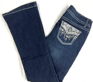 Neue modische Bootcut-Jeanshose Vanilla Star blau mittelhoch Größe 11 für Damen - Bild 1 von 3