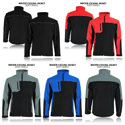 Arbeit Softshell Thermo atmungsaktiv Jacke Sport Aktivkleidung Golf Reise Weste UK - Bild 1 von 4