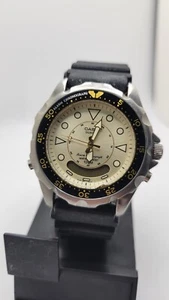Vintage Casio "Arnie" "Smile" AD-520 388 Alarm Chronograph Watch Smiley Rare - Picture 1 of 7