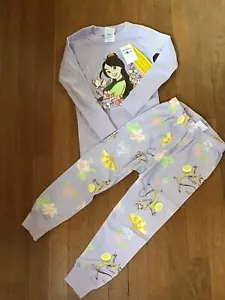 Hanna Andersson Disney Princess Mulan Organic Long John Pajama PJs 90 Size 3 - Picture 1 of 2