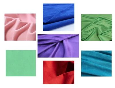 Micro Suede Fabric by the Yard 58” Width for Upholstery 8 solid Colors available